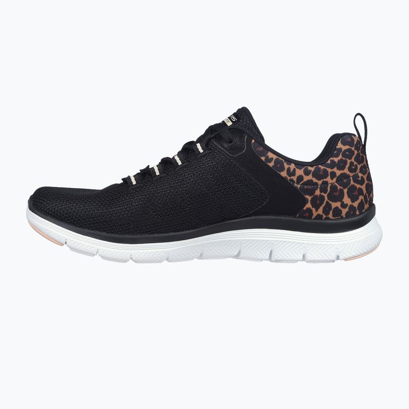 SKECHERS women's shoes Flex Appeal 4.0 Wild Ballad black/leopard 3