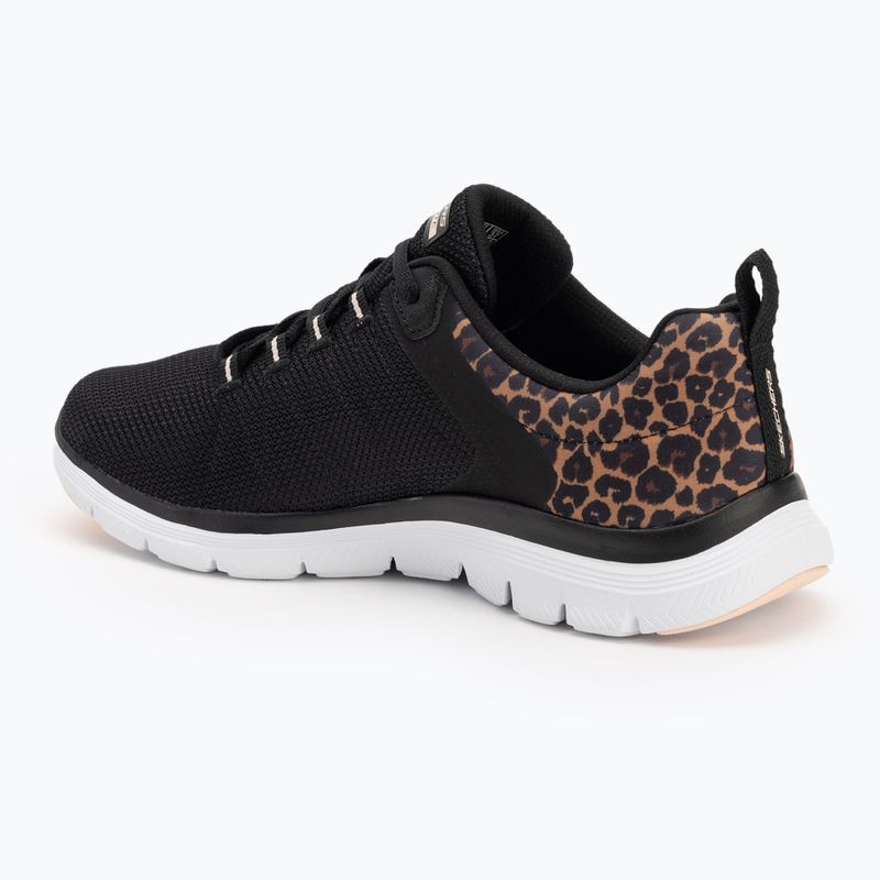 SKECHERS women's shoes Flex Appeal 4.0 Wild Ballad black/leopard 3