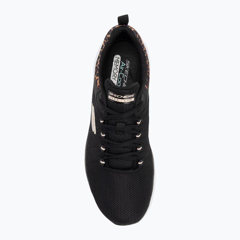SKECHERS women's shoes Flex Appeal 4.0 Wild Ballad black/leopard 5