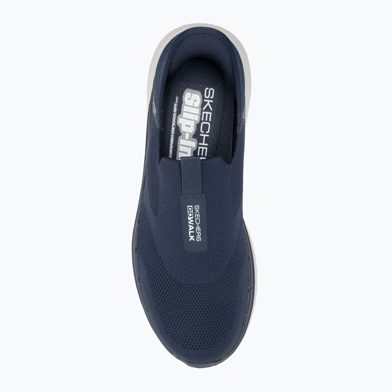 Men's SKECHERS Go Walk 6 Easy On navy/white shoes 5