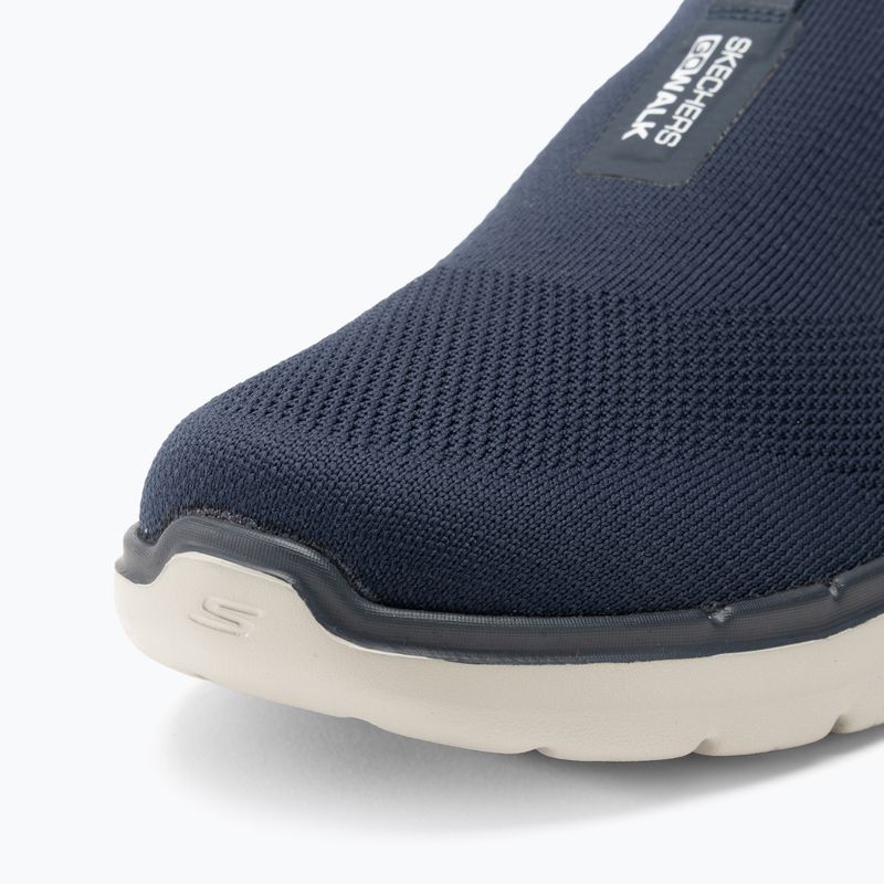 Men's SKECHERS Go Walk 6 Easy On navy/white shoes 8