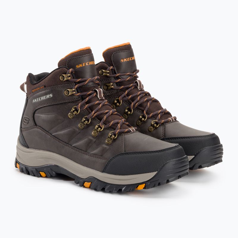 SKECHERS Relment Dagget chocolate men's trekking shoes 4
