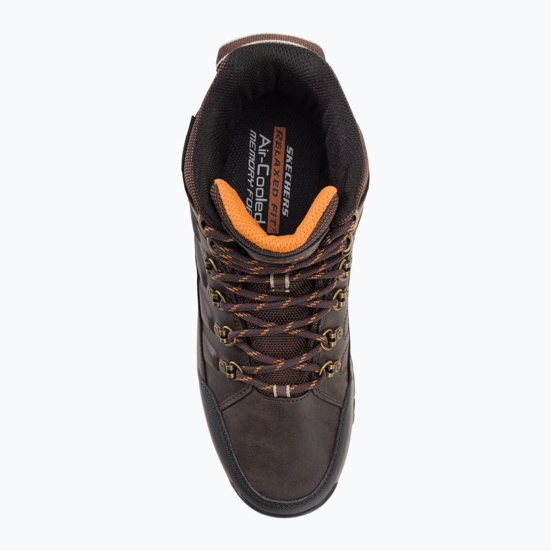 SKECHERS Relment Dagget chocolate men's trekking shoes 6