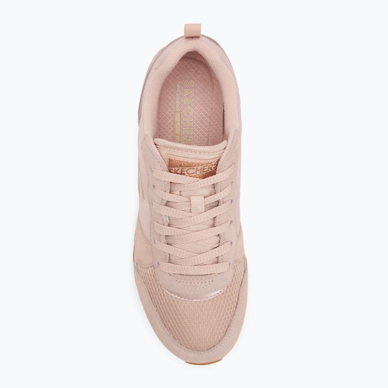 Women's shoes SKECHERS Og 85 Goldn Gurl blush suede/mesh trim 5