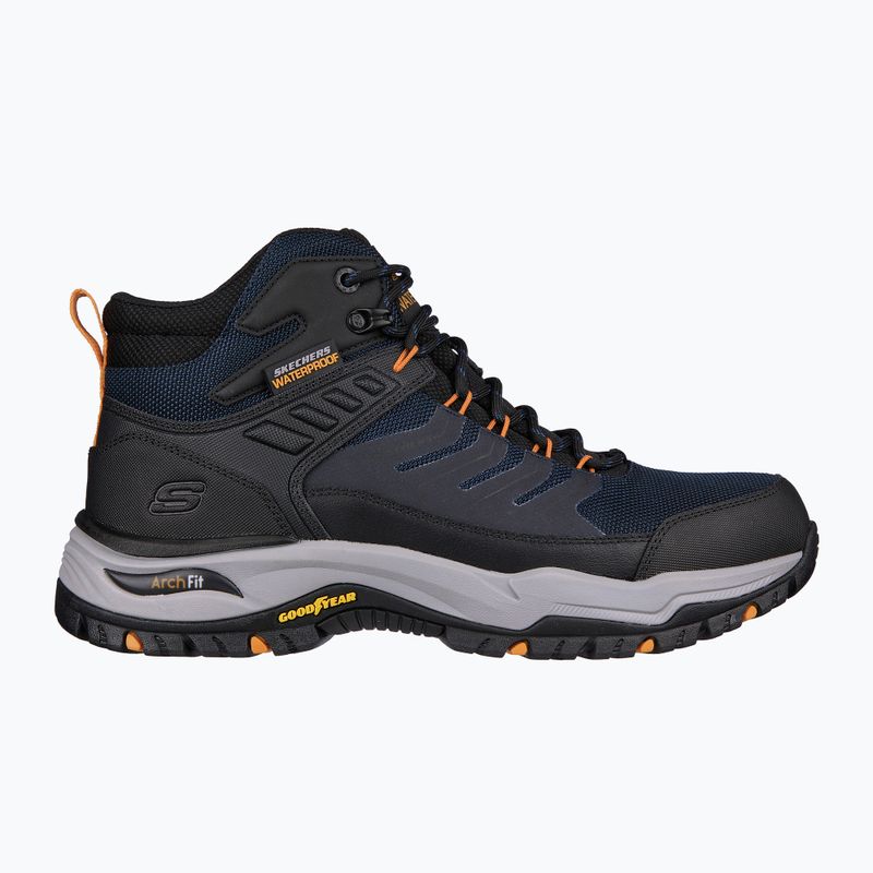 SKECHERS Arch Fit Dawson Raveno navy/black men's trekking shoes 8