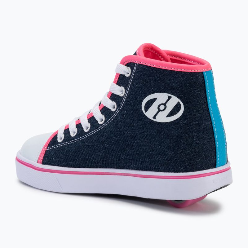 Heelys Veloz denim/rainbow children's shoes 3