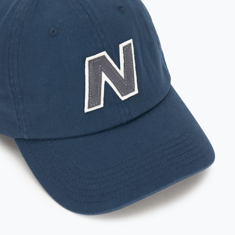 New Balance V990 Block N Curved Brim navy baseball cap 3