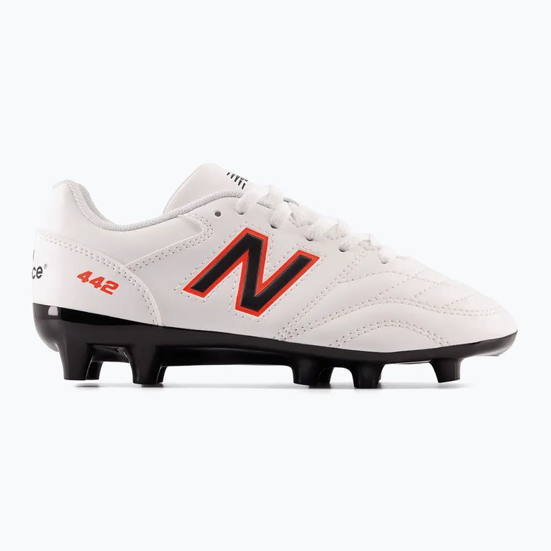 New Balance 442 V2 Academy FG children's football boots white JS43FWD2.M.035 11