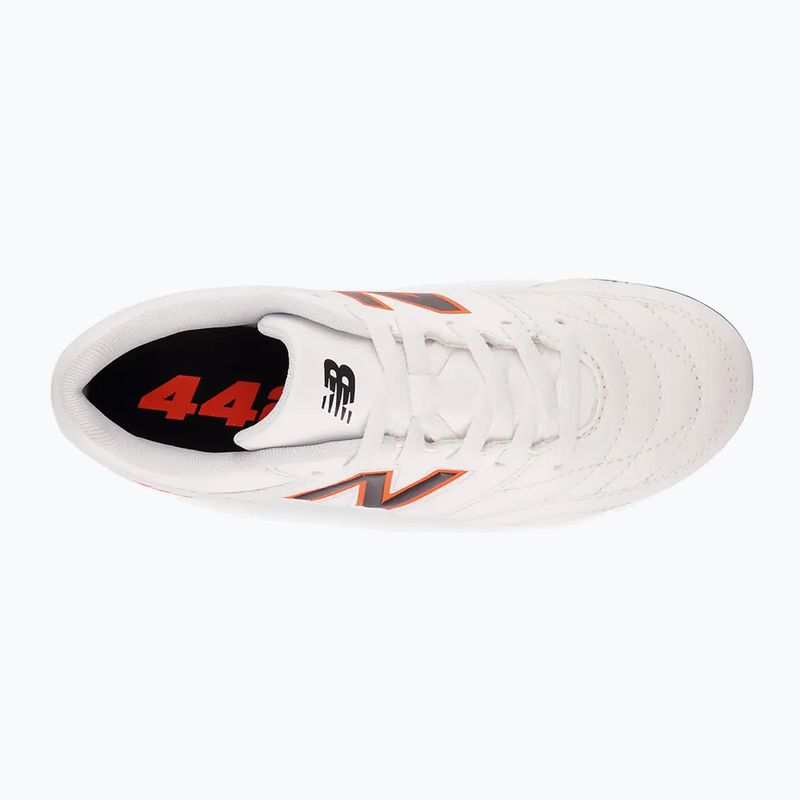 New Balance 442 V2 Academy FG children's football boots white JS43FWD2.M.035 14