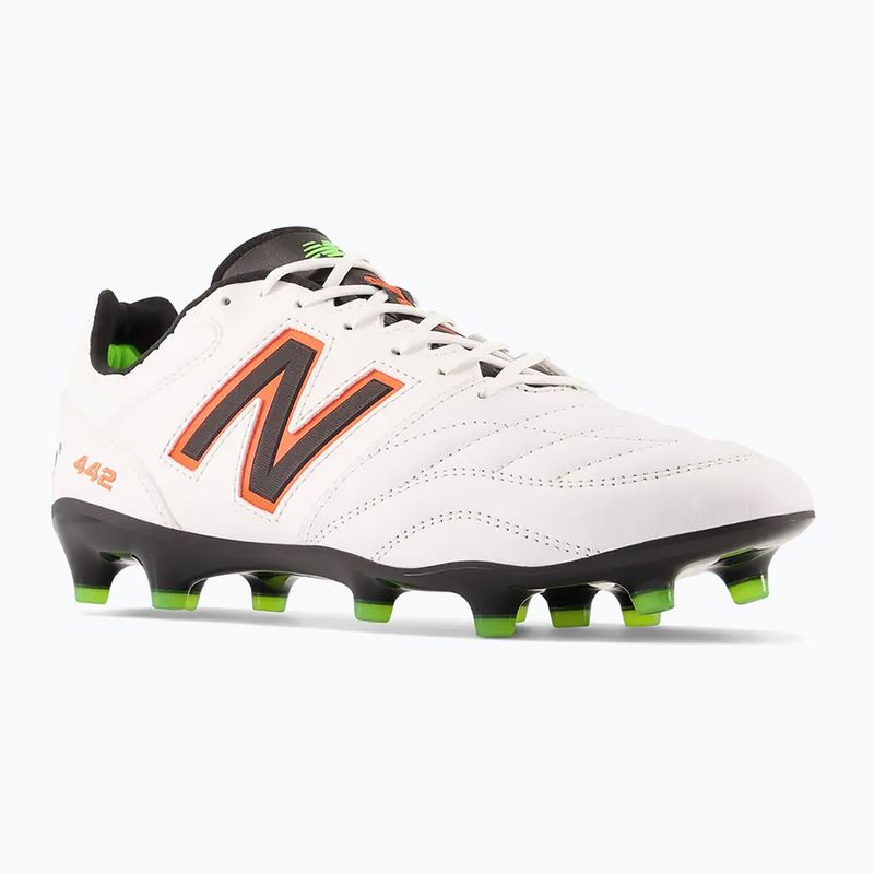 New Balance 442 V2 Pro FG men's football boots white and black MS41FWD2.D.095 10