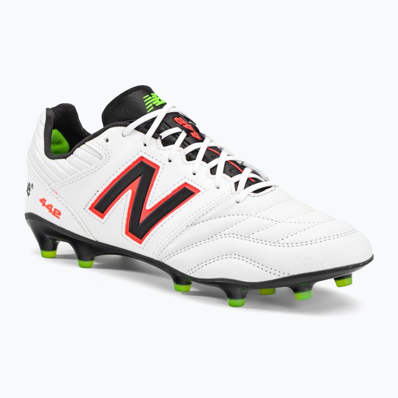 New Balance 442 V2 Pro FG men's football boots white and black MS41FWD2.D.095