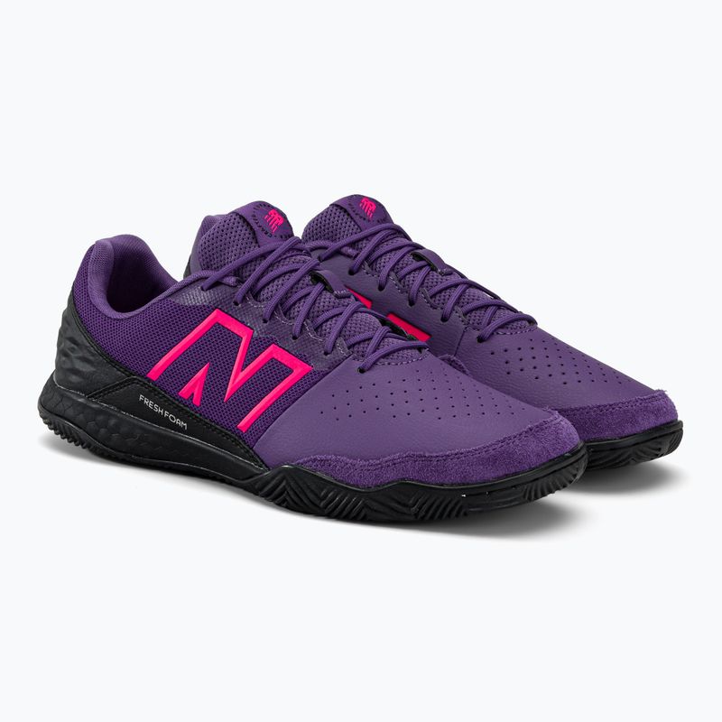 New Balance men's football boots Audazo V6 Command IN purple-black SA2IPH6.D.075 4