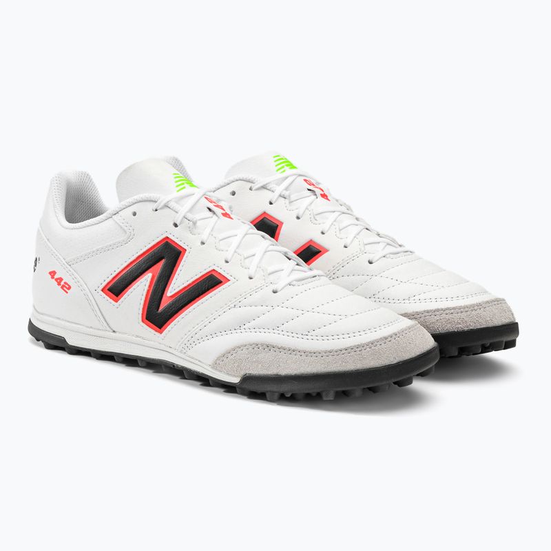 New Balance 442 V2 Team TF men's football boots white MS42TWD2.D.080 4