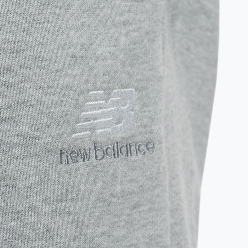 New Balance Athletics Remastered French Terry grey men's training trousers MP31503AG 7
