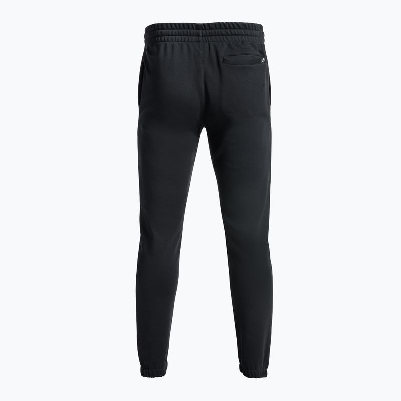 New Balance Essentials Stacked Logo French men's training trousers black MP31539BK 6