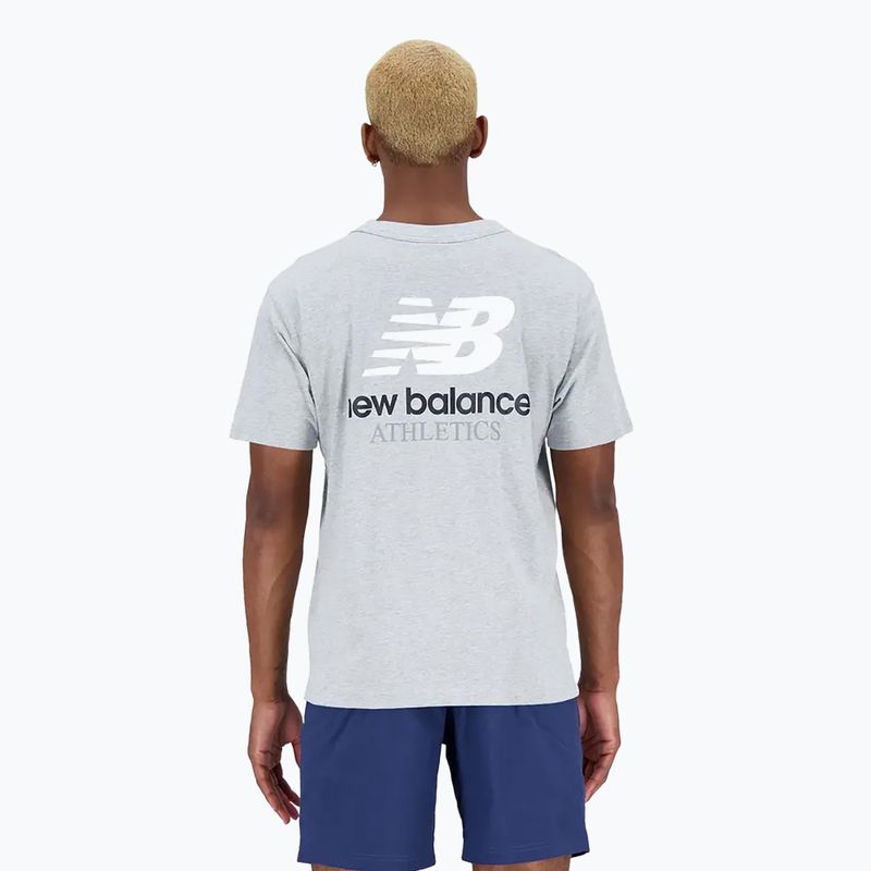 New Balance Athletics Remastered Graphic grey men's t-shirt 3