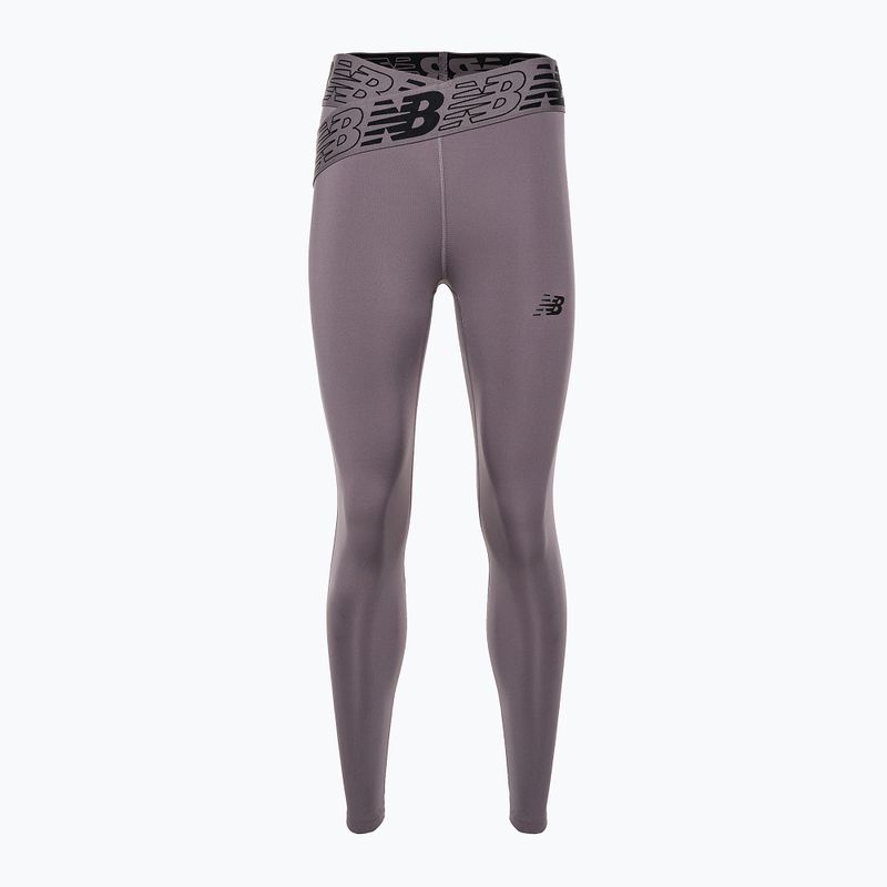 Women's training leggings New Balance Tight Relentless Crossover High Rise grey WP21177ZNC 5