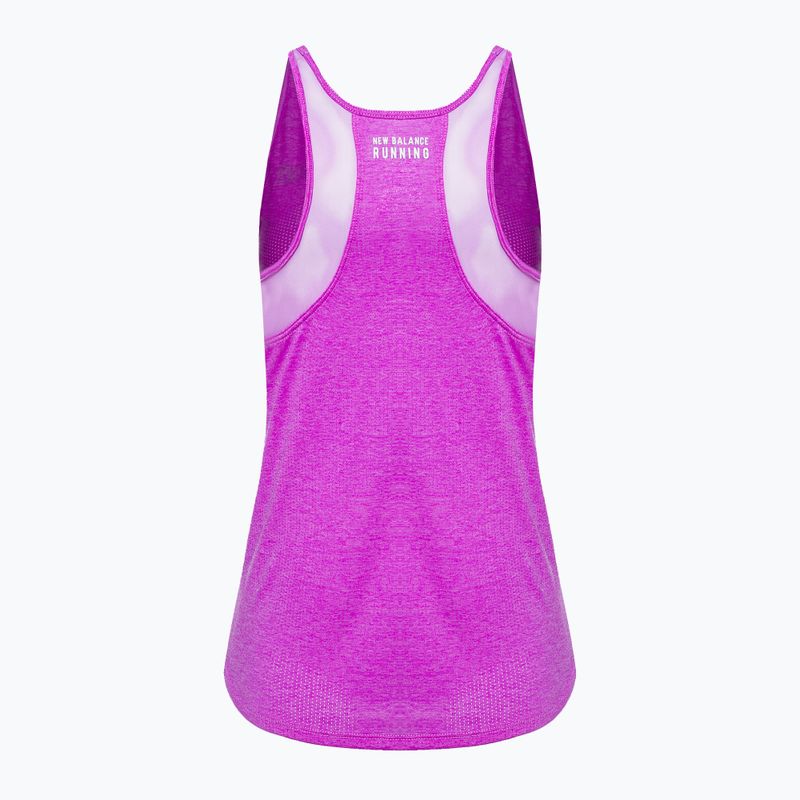 Women's New Balance Impact Run Tank purple WT21260OOR running tank top 7