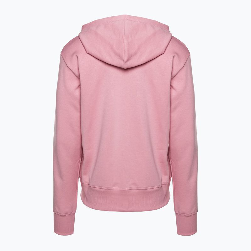 Women's training sweatshirt New Balance Essentials Stacked Logo French Terry Hoodie pink WT31533HAO 6