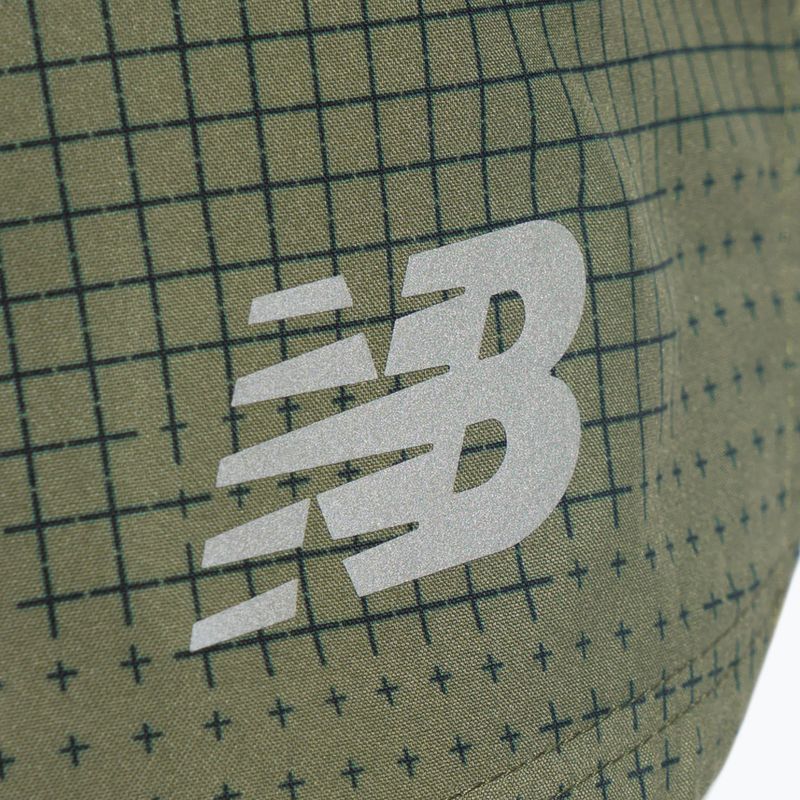 Men's New Balance Printed Impact Run 5" Green Running Shorts MS21269DON 9