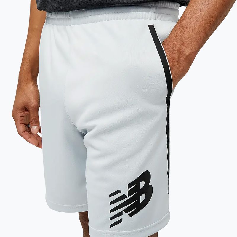 New Balance men's Tenacity Football Training shorts white MS31127LAN 4