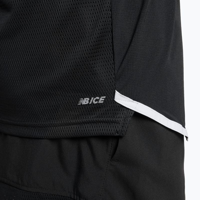 Men's New Balance Top Accelerate Pacer running shirt black MT31241BK 5