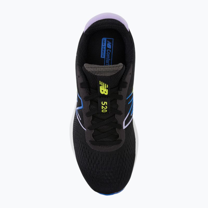 New Balance women's running shoes black W520CK8.B.065 6