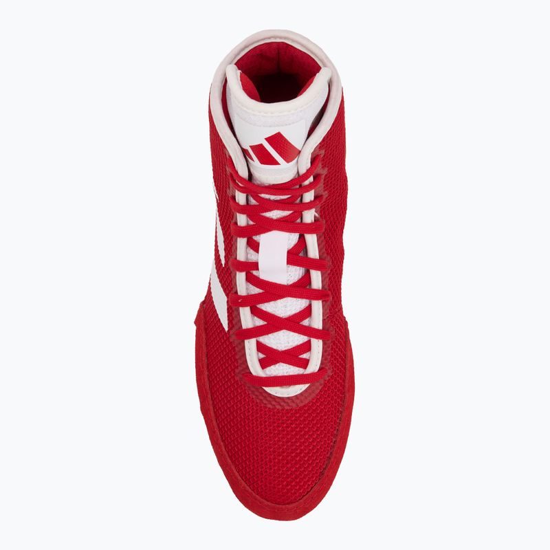 Wrestling shoes adidas Tech Fall 2.0 red/white 5