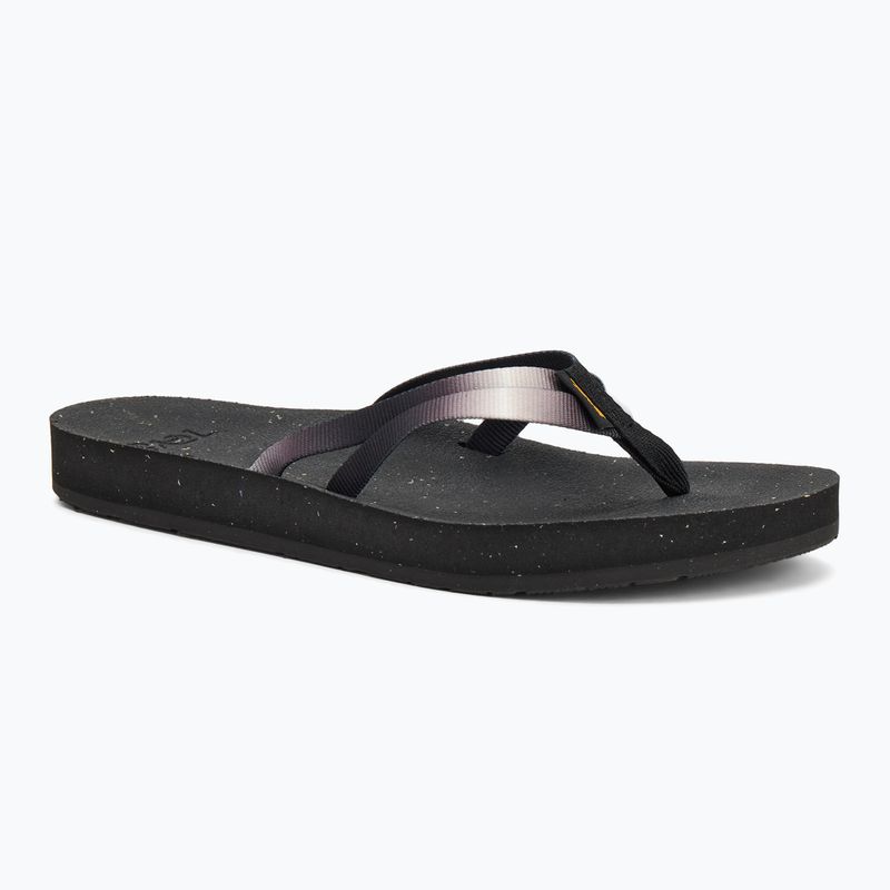 Women's flip flops Teva ReFlip Strappy Gradiate alura black / white