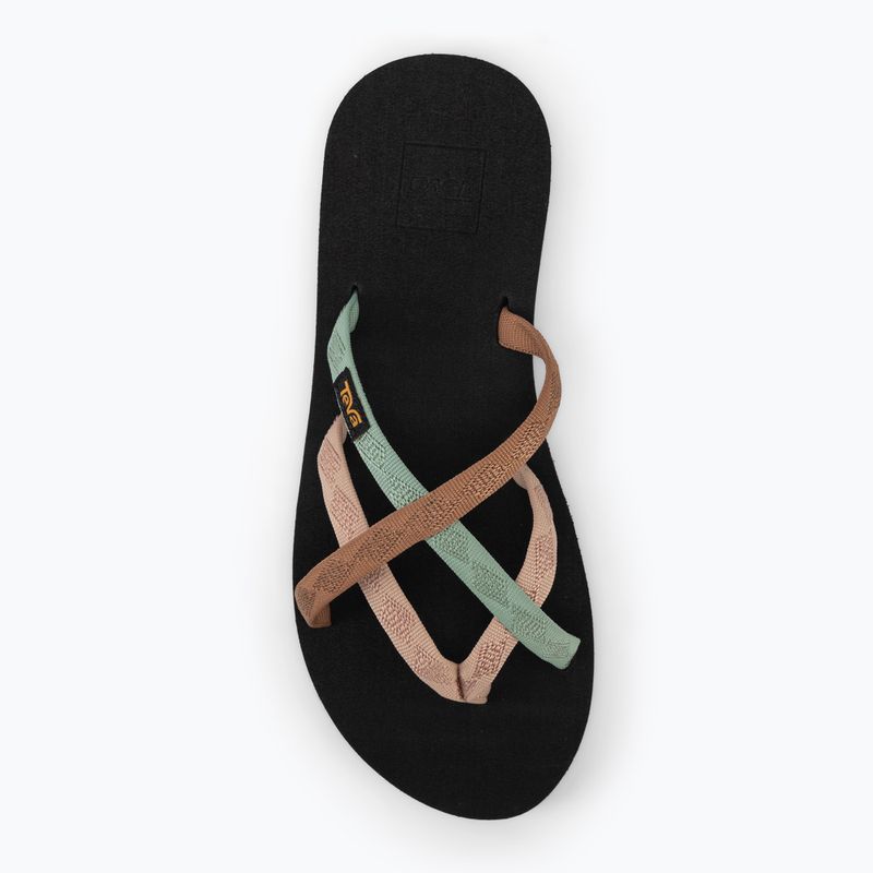 Women's flip-flops Teva Olowahu mixed b maple sugar multi 5
