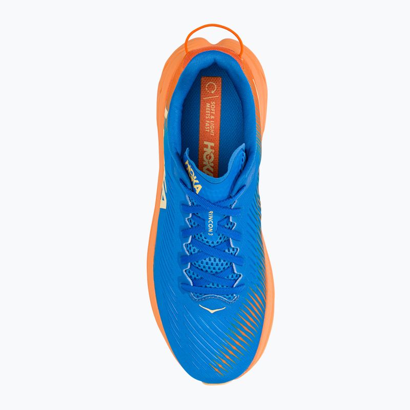 HOKA men's running shoes Rincon 3 blue-orange 1119395-CSVO 5
