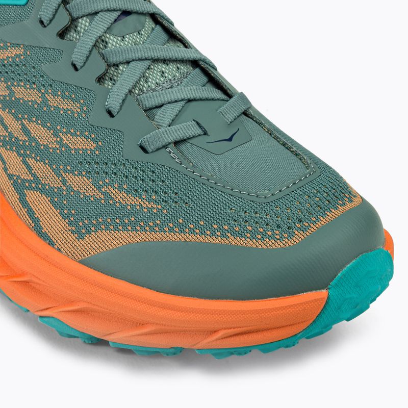 HOKA Speedgoat 5 men's running shoes green-orange 1123157-TMOR 7