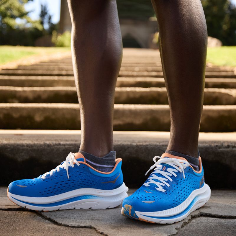 HOKA Kawana men's running shoes blue 1123163-CSBB 10
