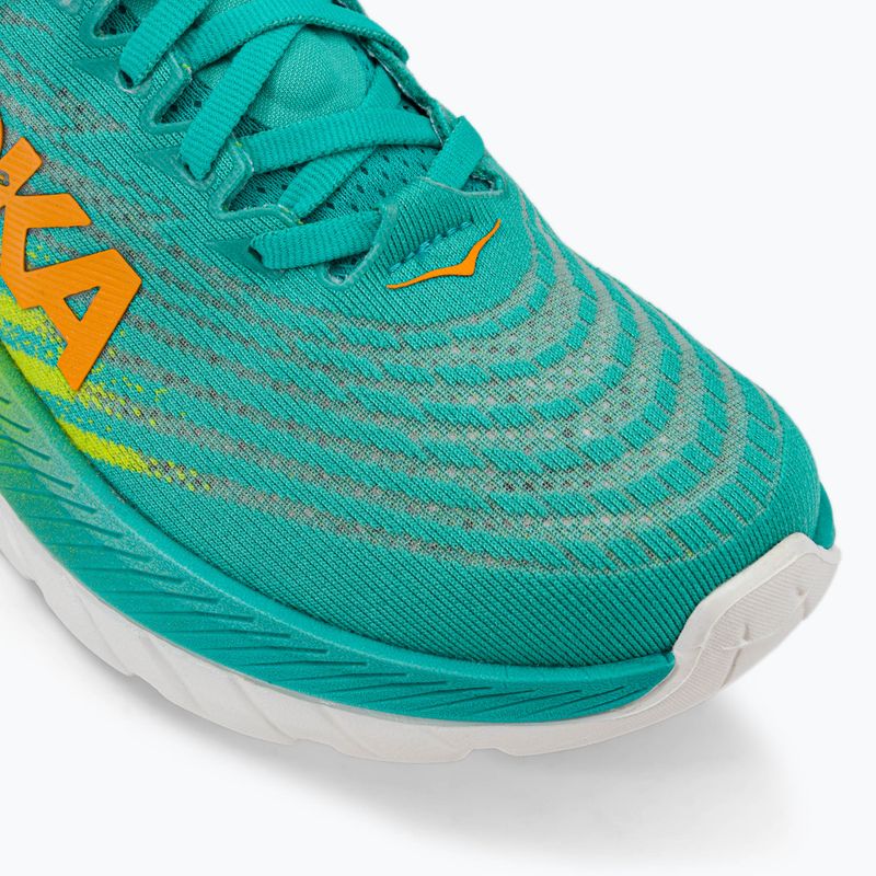 Women's running shoes HOKA Mach 5 blue/yellow 1127894-CEPR 7