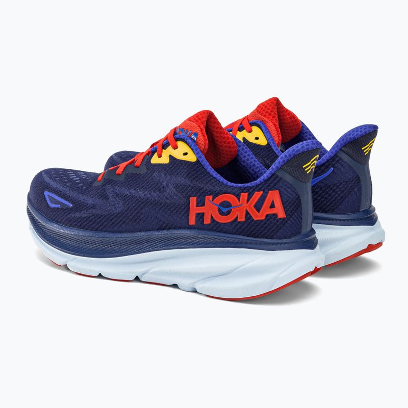 HOKA men's running shoes Clifton 9 blue 1127895-BBDGB 4