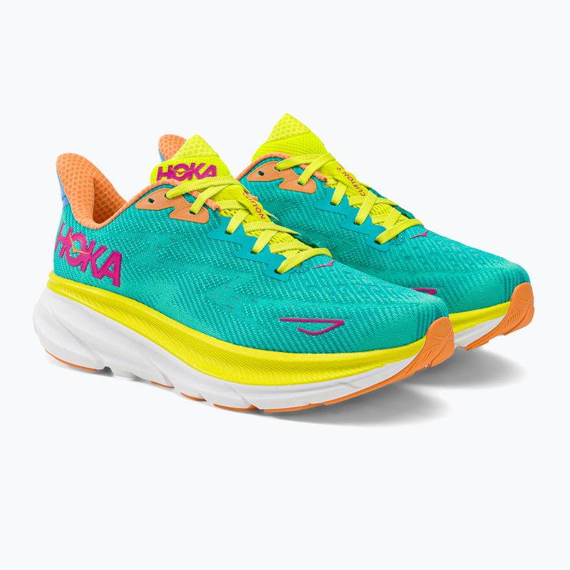 HOKA men's running shoes Clifton 9 green 1127895-CEPR 4