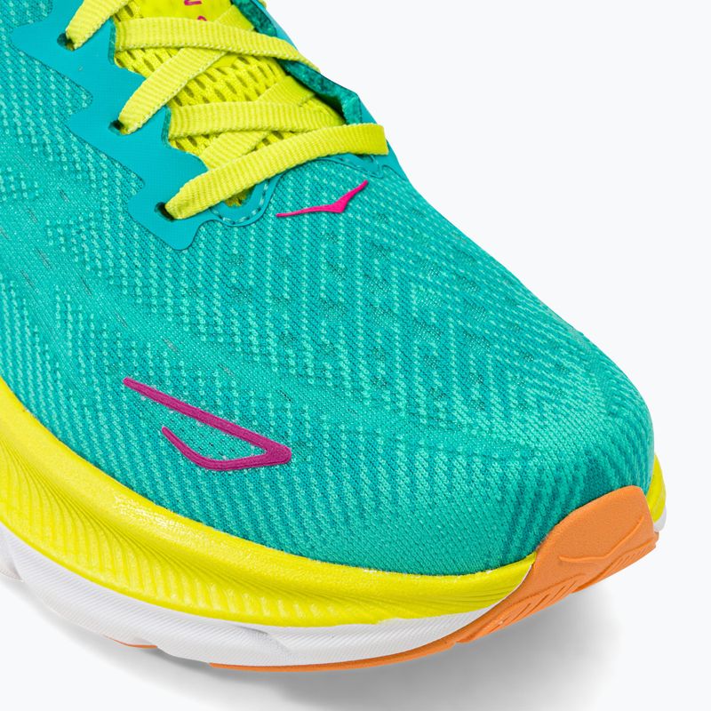 HOKA men's running shoes Clifton 9 green 1127895-CEPR 8