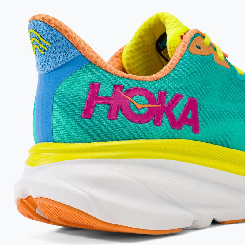 HOKA men's running shoes Clifton 9 green 1127895-CEPR 10