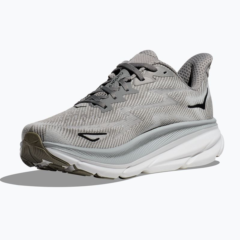 HOKA men's running shoes Clifton 9 harbor mist/lunar rock 9