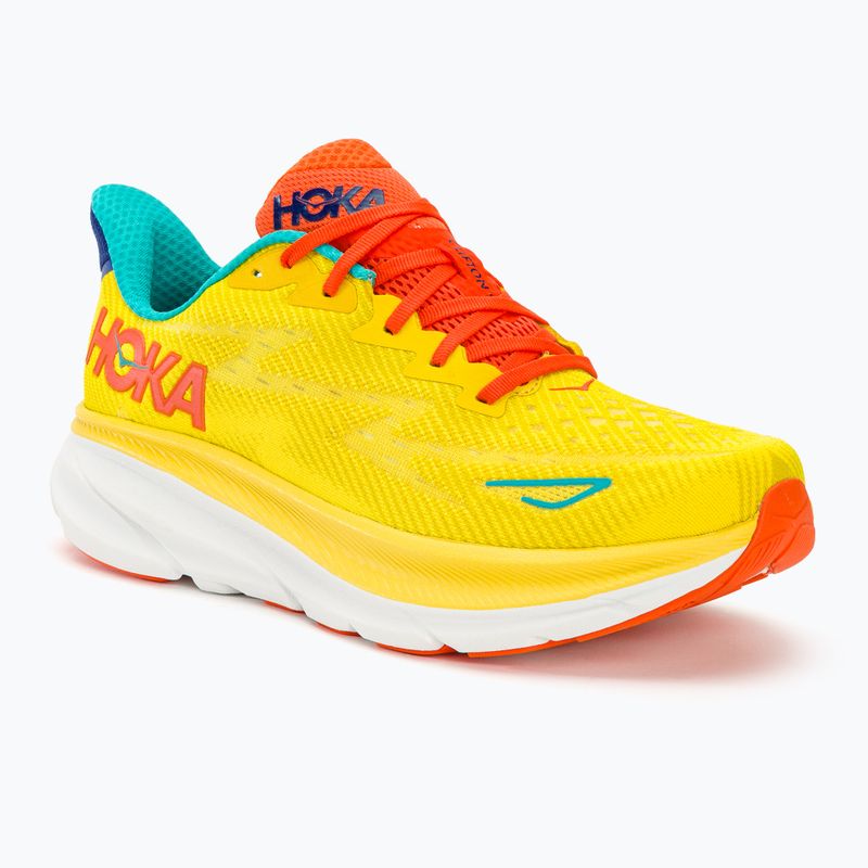 Men's running shoes HOKA Clifton 9 passion fruit/maize