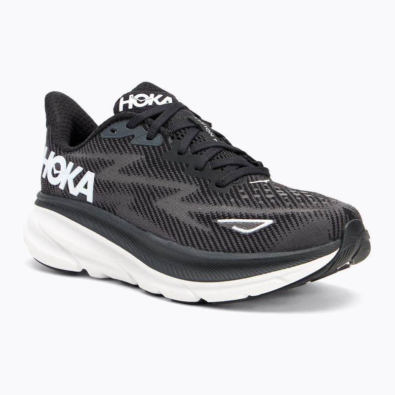 Women's running shoes HOKA Clifton 9 black/white