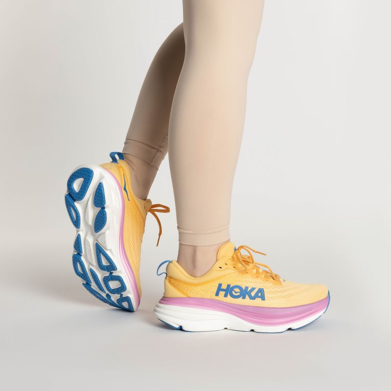 Women's running shoes HOKA Bondi 8 impala/cyclamen 2