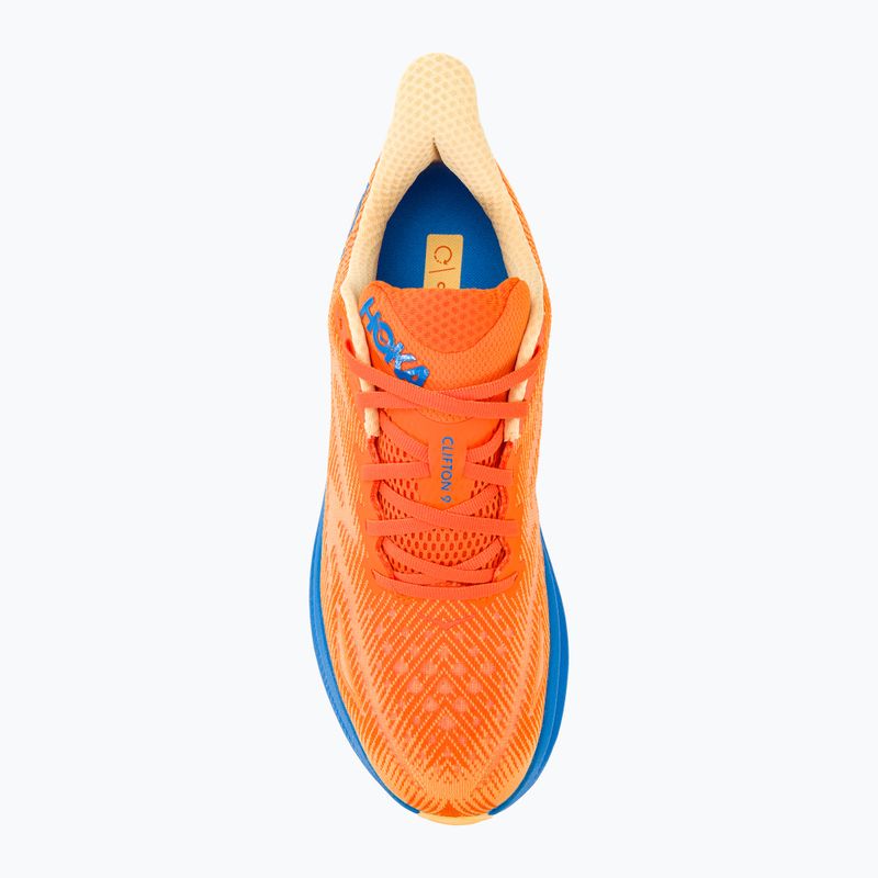 Men's running shoes HOKA Clifton 9 Wide vibrant orange/impala 6