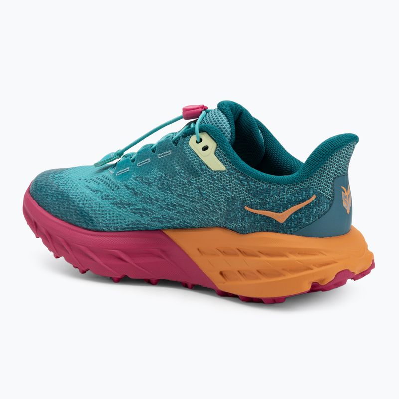 HOKA Speedgoat 5 deep lake/ceramic children's running shoes 3
