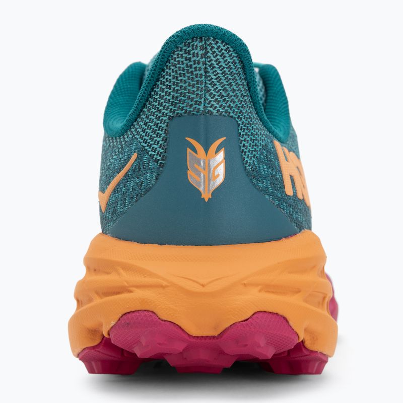 HOKA Speedgoat 5 deep lake/ceramic children's running shoes 6