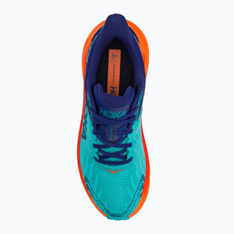 HOKA men's running shoes Challenger ATR 7 blue-orange 1134497-CVOR 5