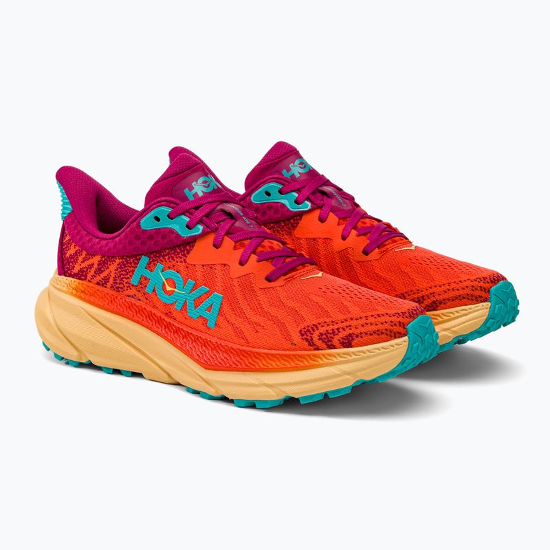 HOKA men's running shoes Challenger ATR 7 flame/cherries jubilee 1134497-FCJB 3