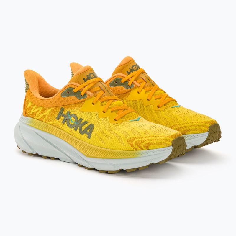 Men's running shoes HOKA Challenger ATR 7 passion fruit/golden yellow 4