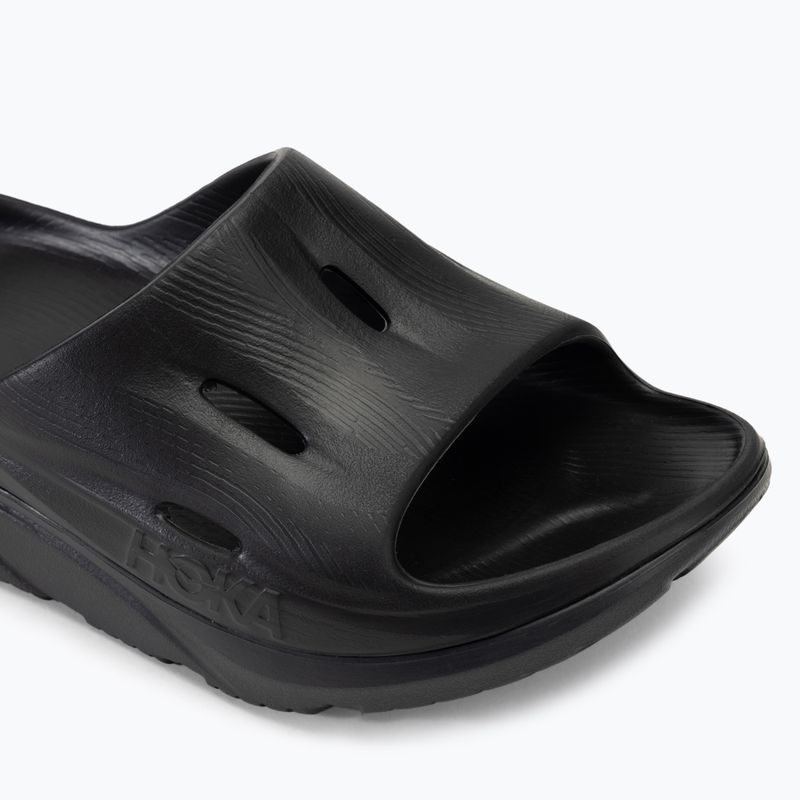 HOKA Ora Recovery Slide 3 black/black children's slides 7