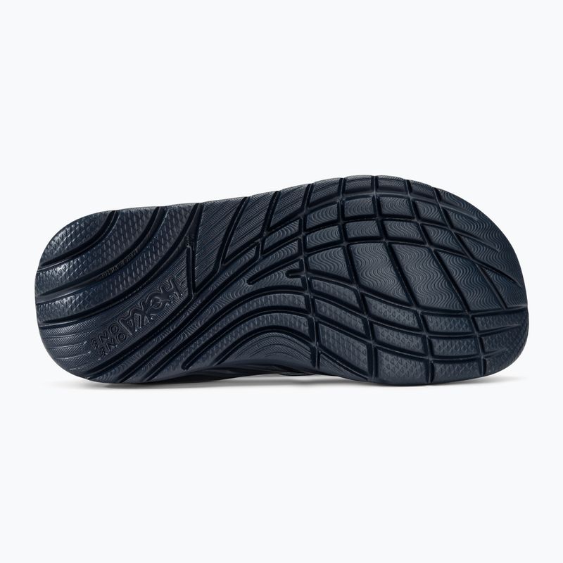 Men's HOKA ORA Recovery diva blue/outer space flip flops 4